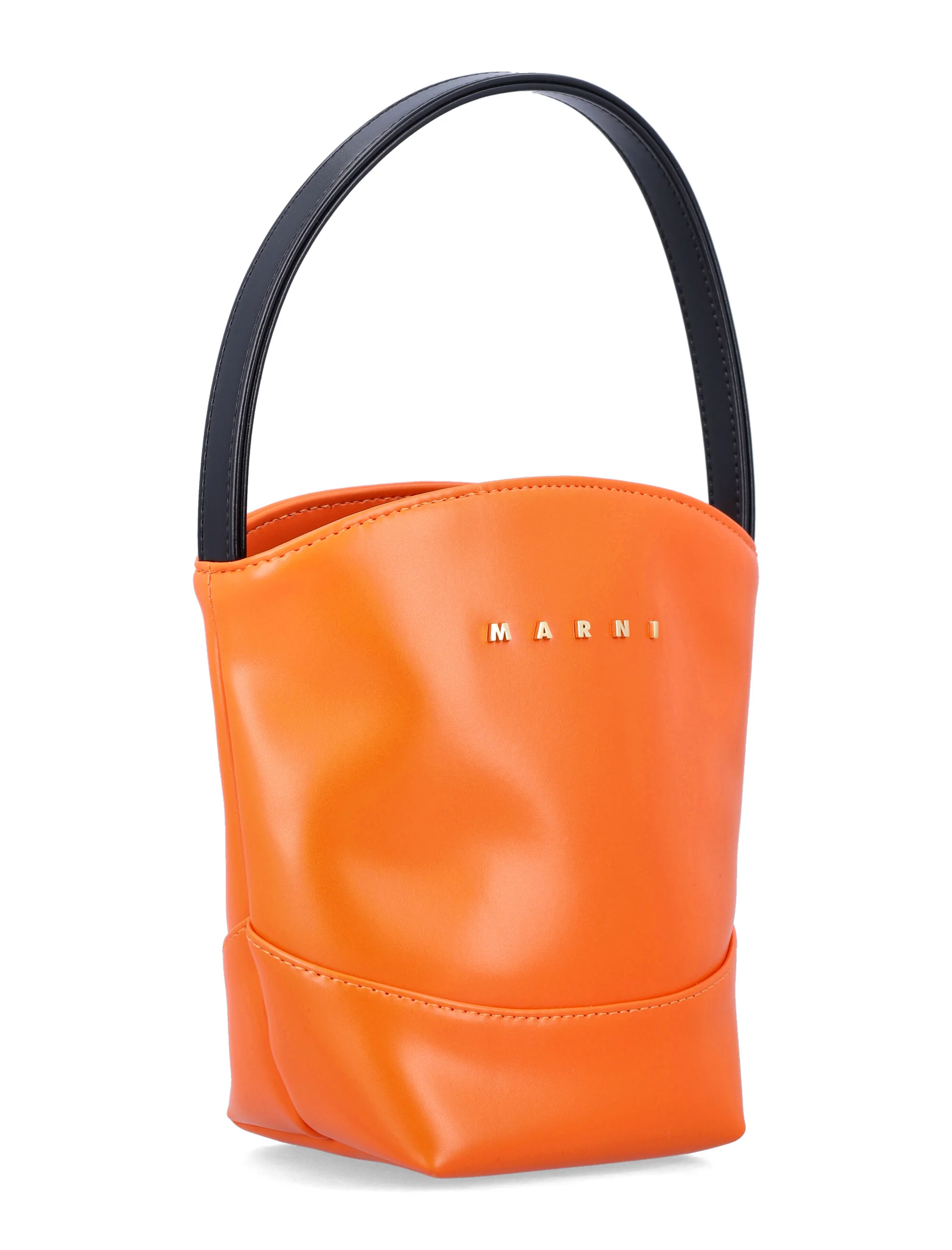 Marni Flower Basket Handbag with Logo - Image 3