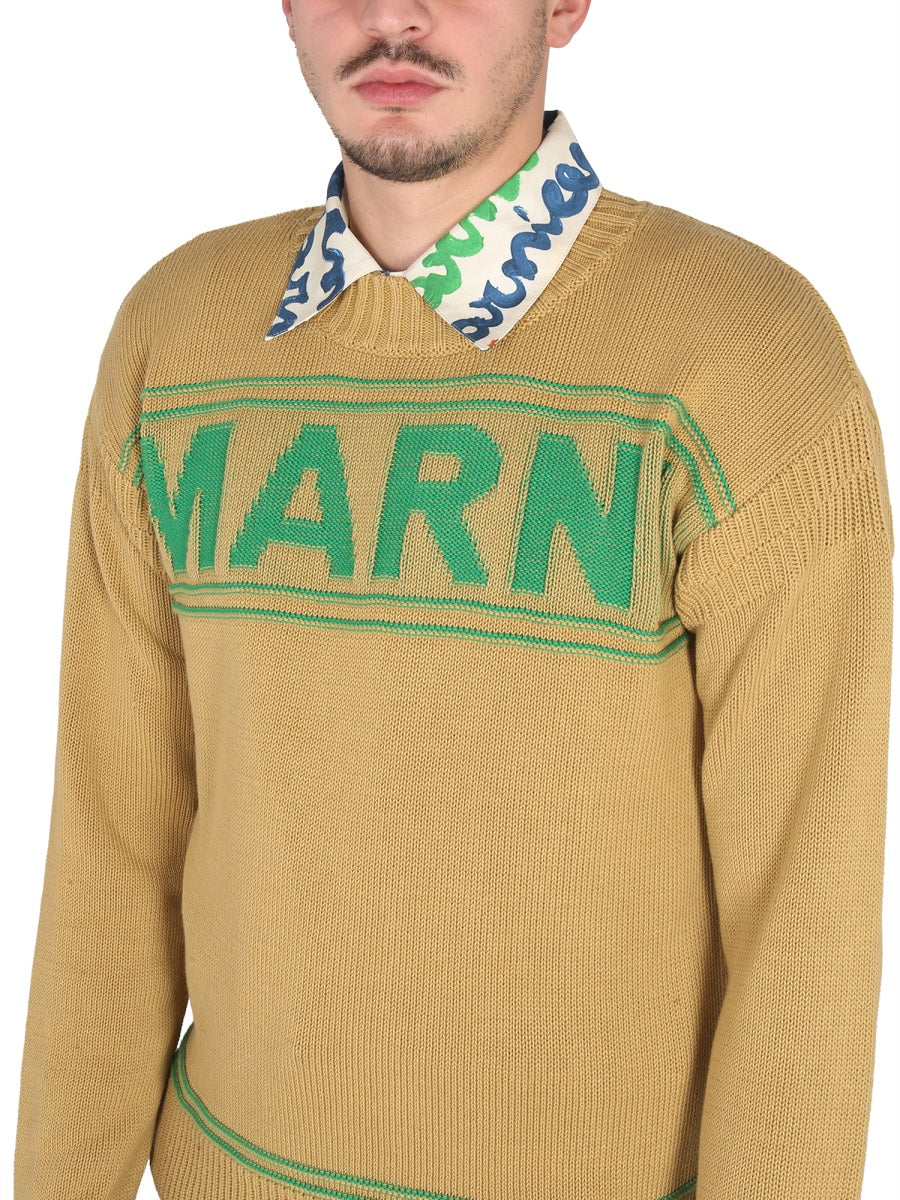 MARNI Knit Sweatshirt with Logo - Image 4