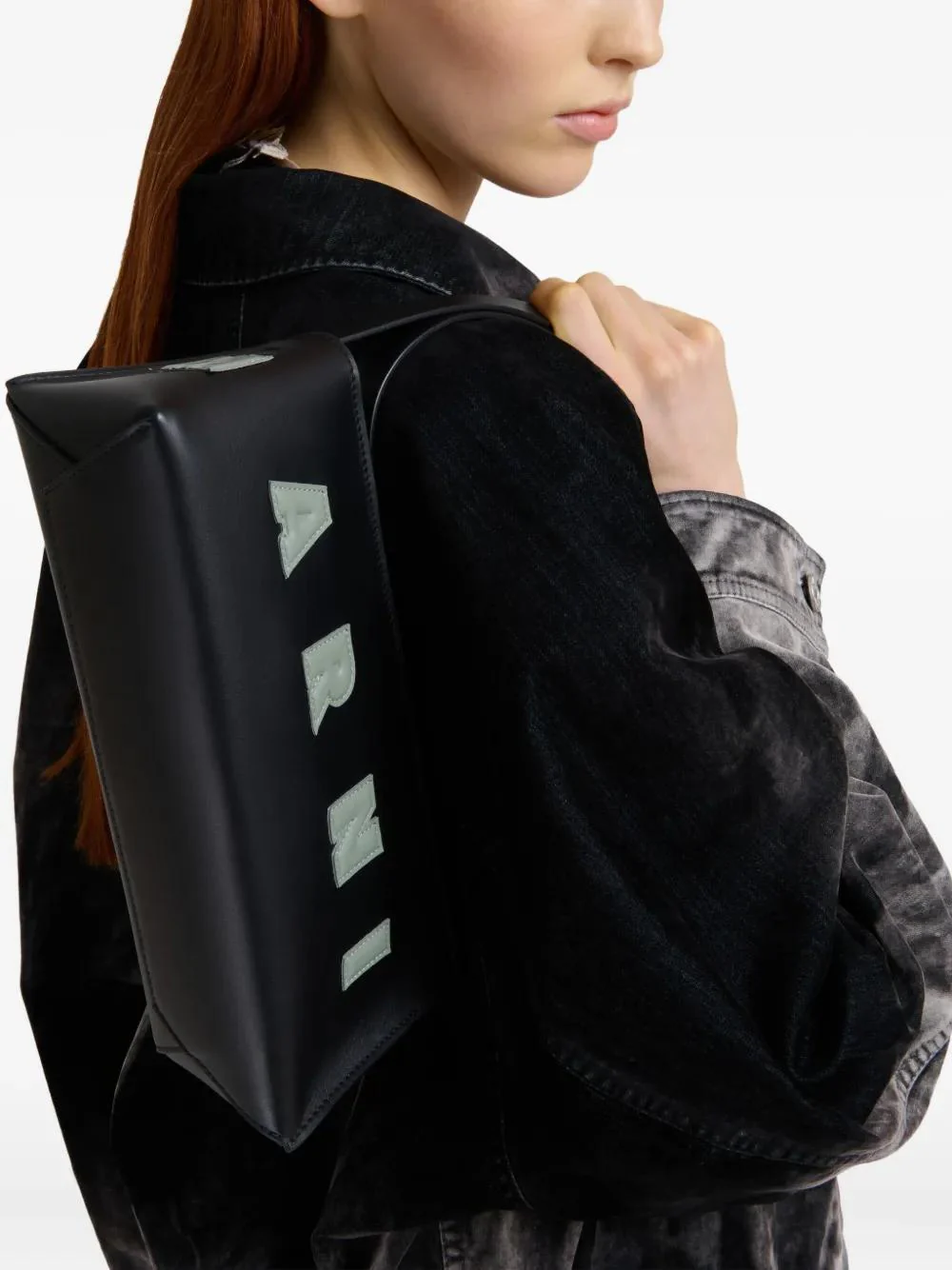 MARNI Leather Museo Baguette Bag - Image 2