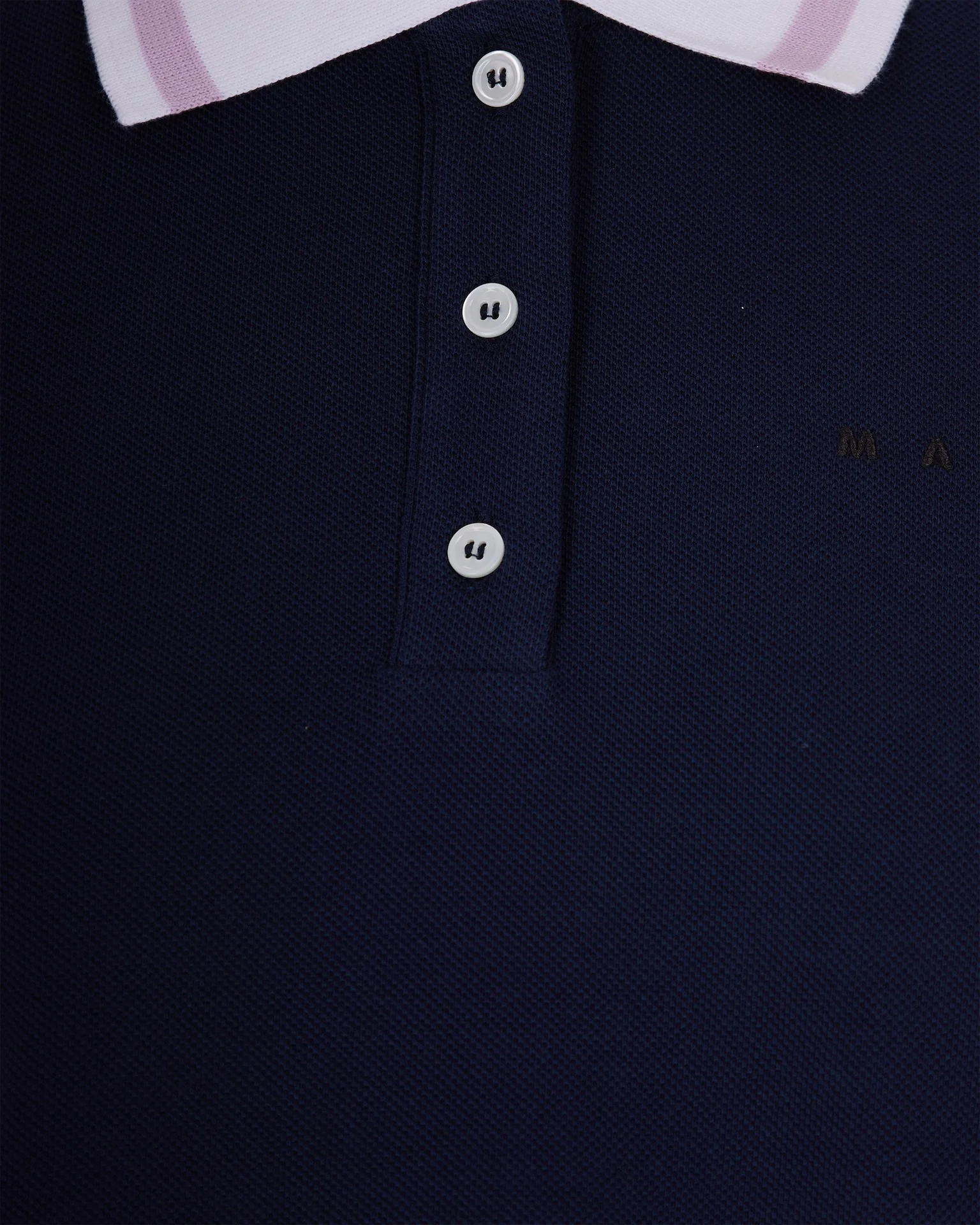 Marni Long-Sleeved Cotton Piqué Polo Shirt - Image 3