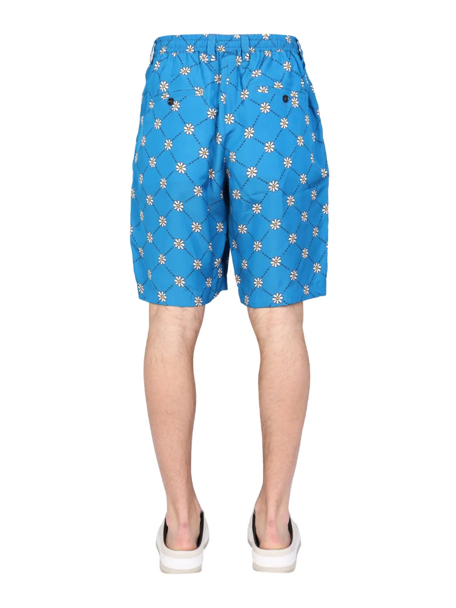 MARNI Marnigram Elastic Waist Bermuda Shorts - Image 4