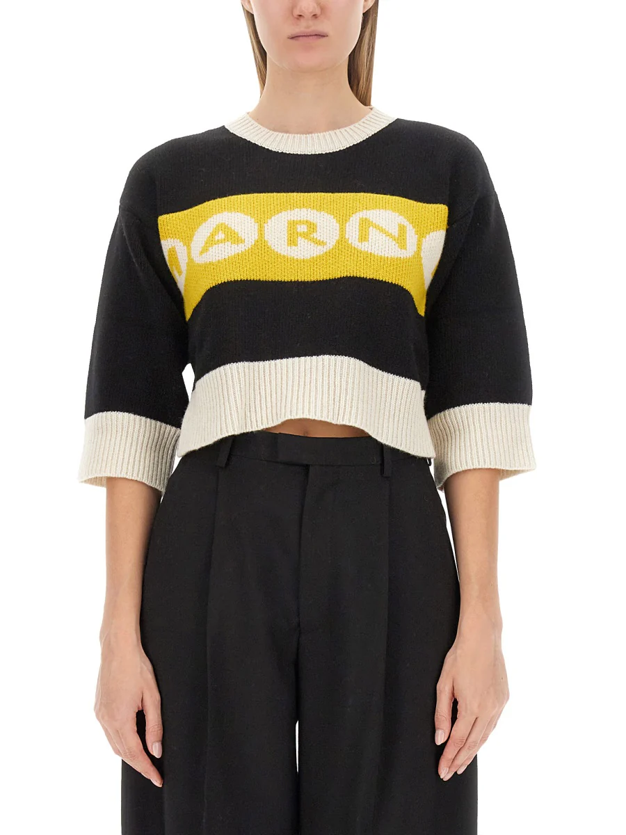 Marni Regular Fit T-Shirt with Logo