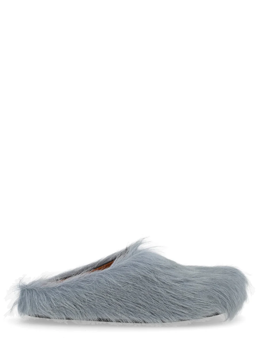 MARNI Solid Color Pony Skin Mules - Image 5