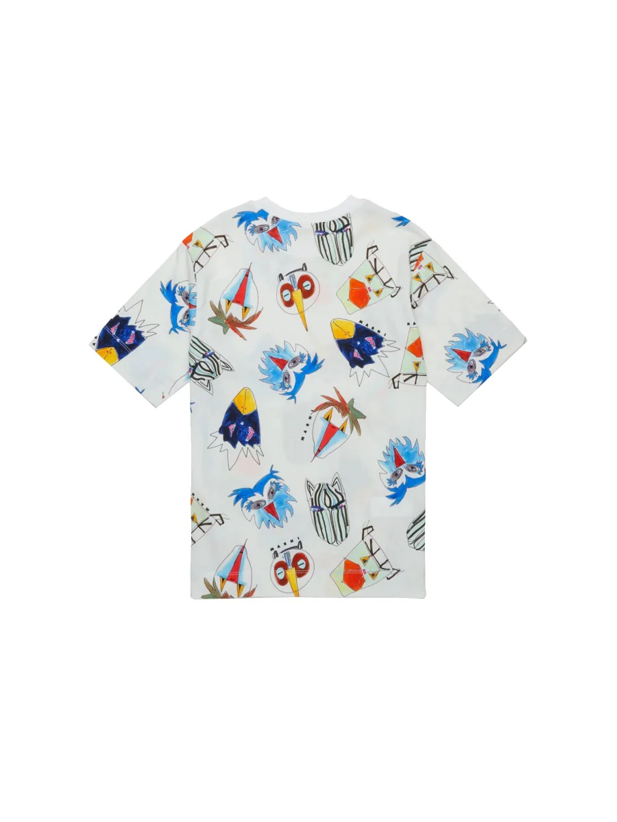 Marni Unisex Kids Cotton Mini T-Shirt - Image 2