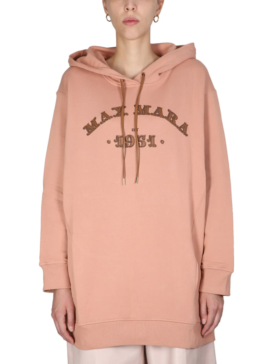 MAX MARA Adito Logo Cotton Hoodie