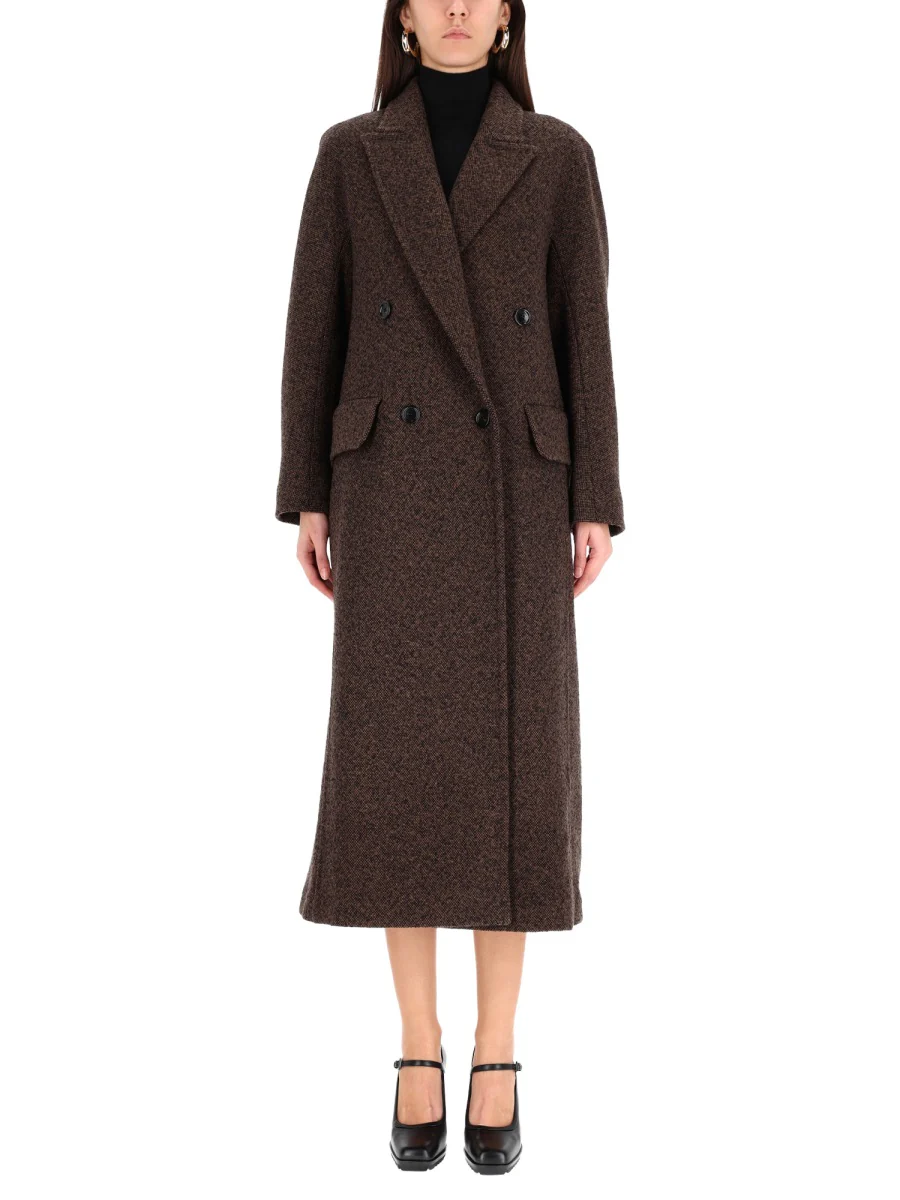 MAX MARA Arco Oversized Coat in Wool and Cashmere - Image 5