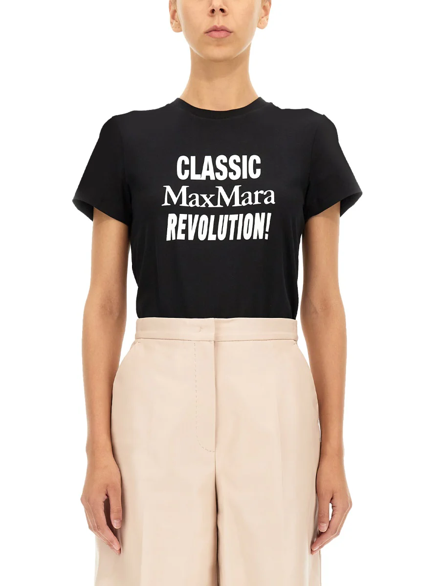 Max Mara Chic Logo Print T-Shirt