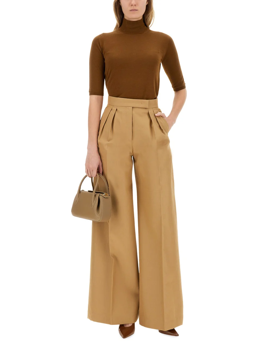 MAX MARA Cotton Jersey Trousers - Image 3