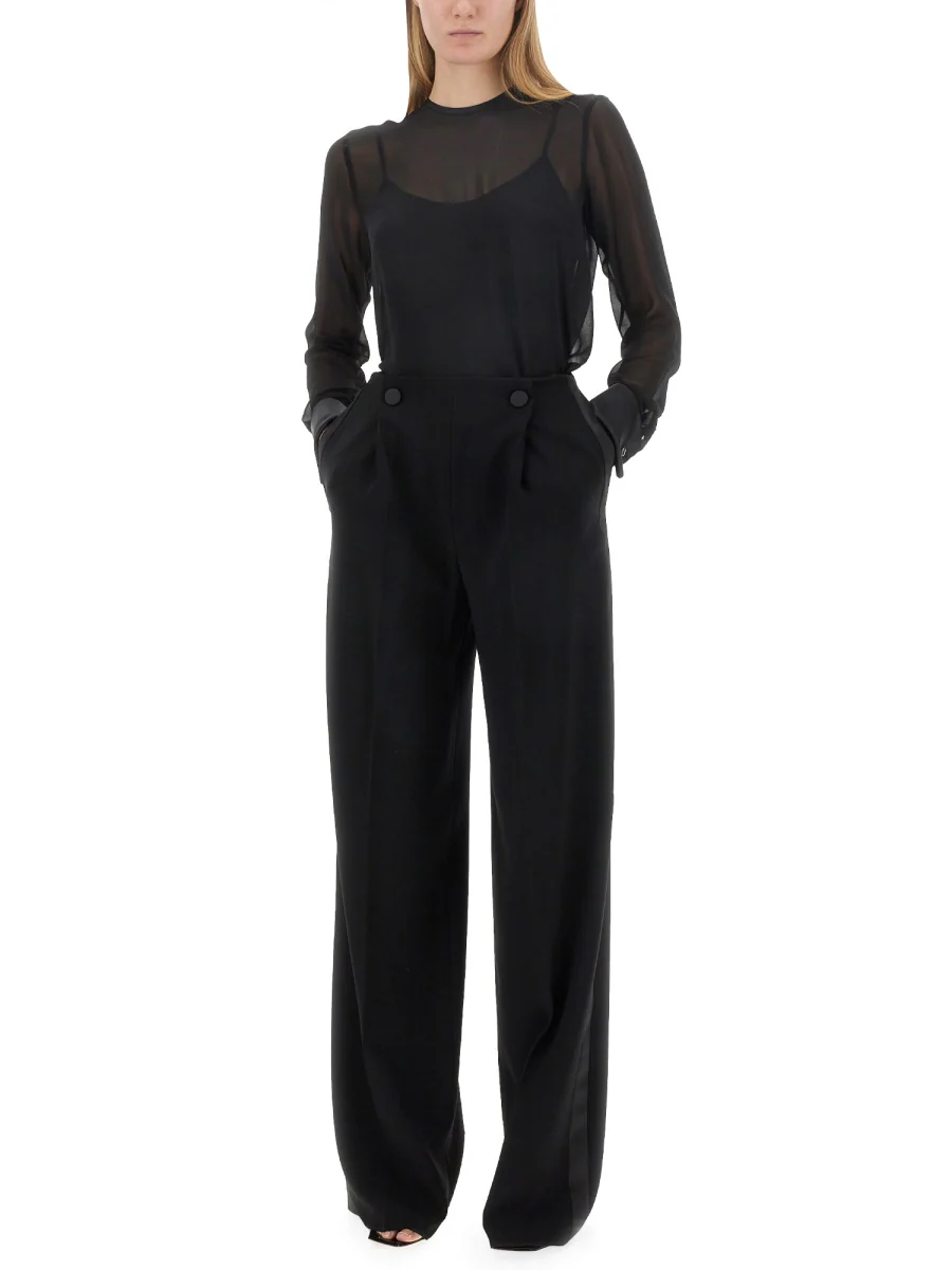Max Mara Elegant Long Pants - Regular Fit, - Image 2