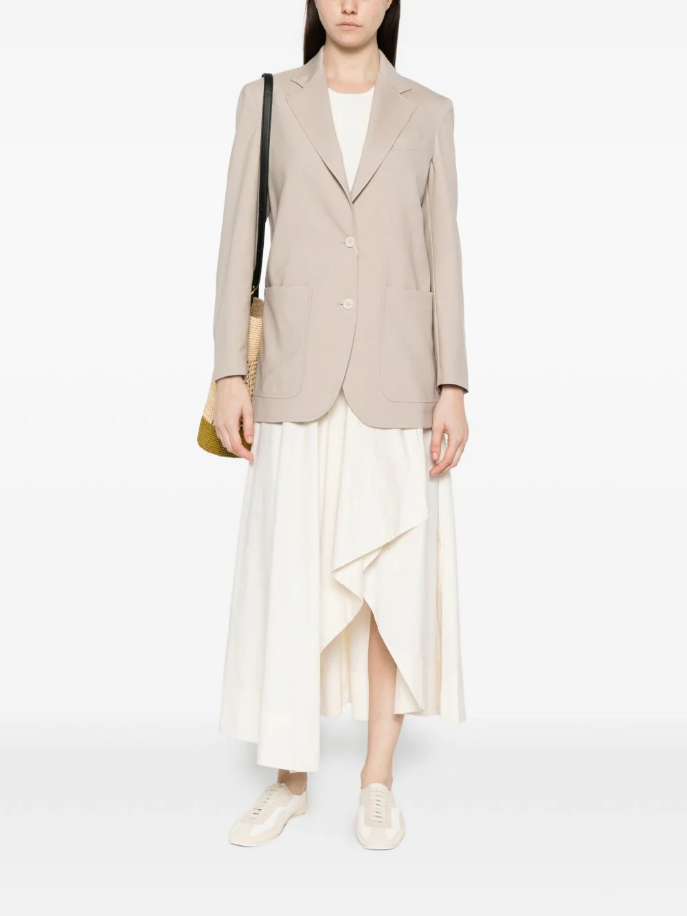Max Mara Front Fastening Jacket with Button Details - Size 40 - Image 2
