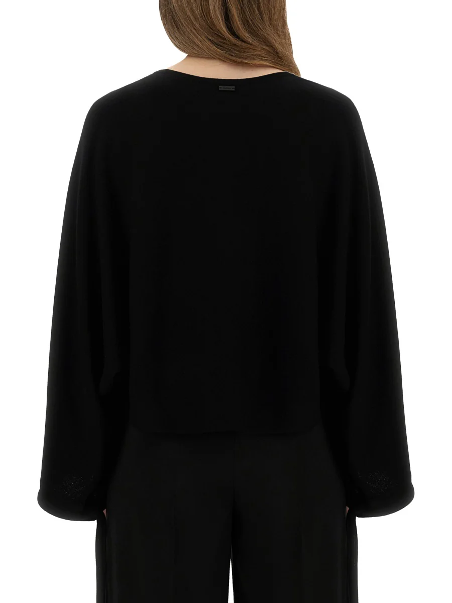 MAX MARA Sequin-adorned Mesh-knit Cotton Sweater - Image 7