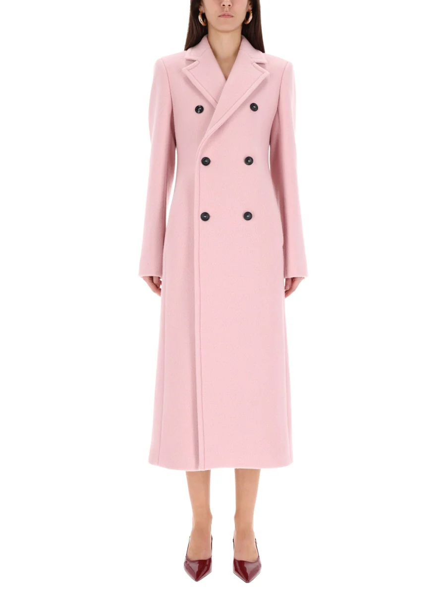 MAX MARA SPORTMAX Adamo Double Breasted Tailored Virgin Wool Blazer