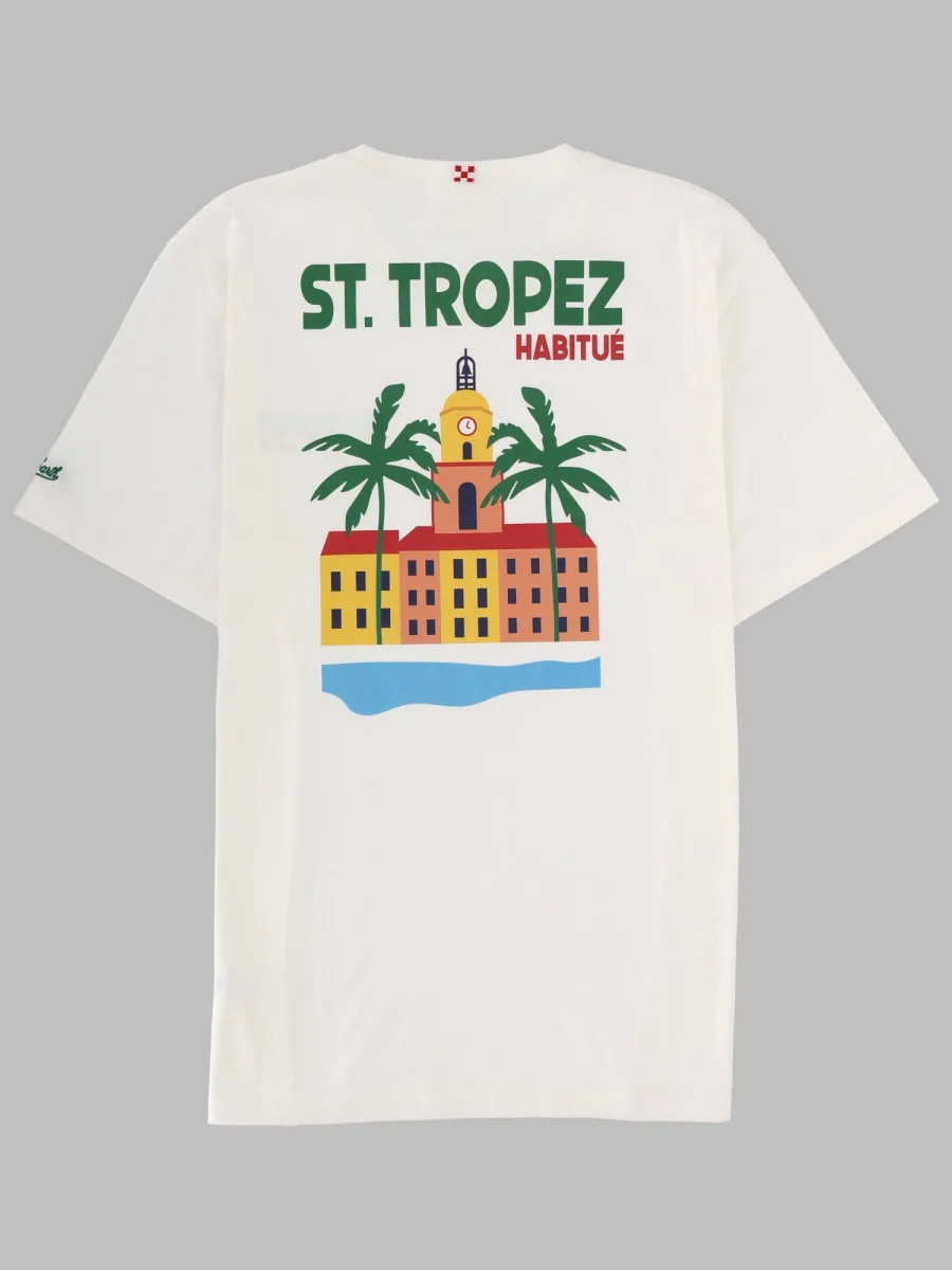 Mc2 Saint Barth Classic Cotton Tee for Men - Image 3