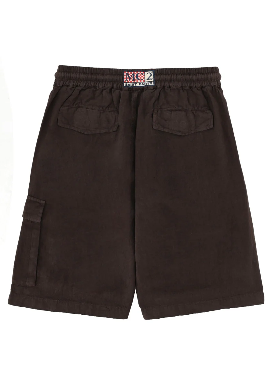 Mc2 Saint Barth Men's Linen Shorts - Image 4