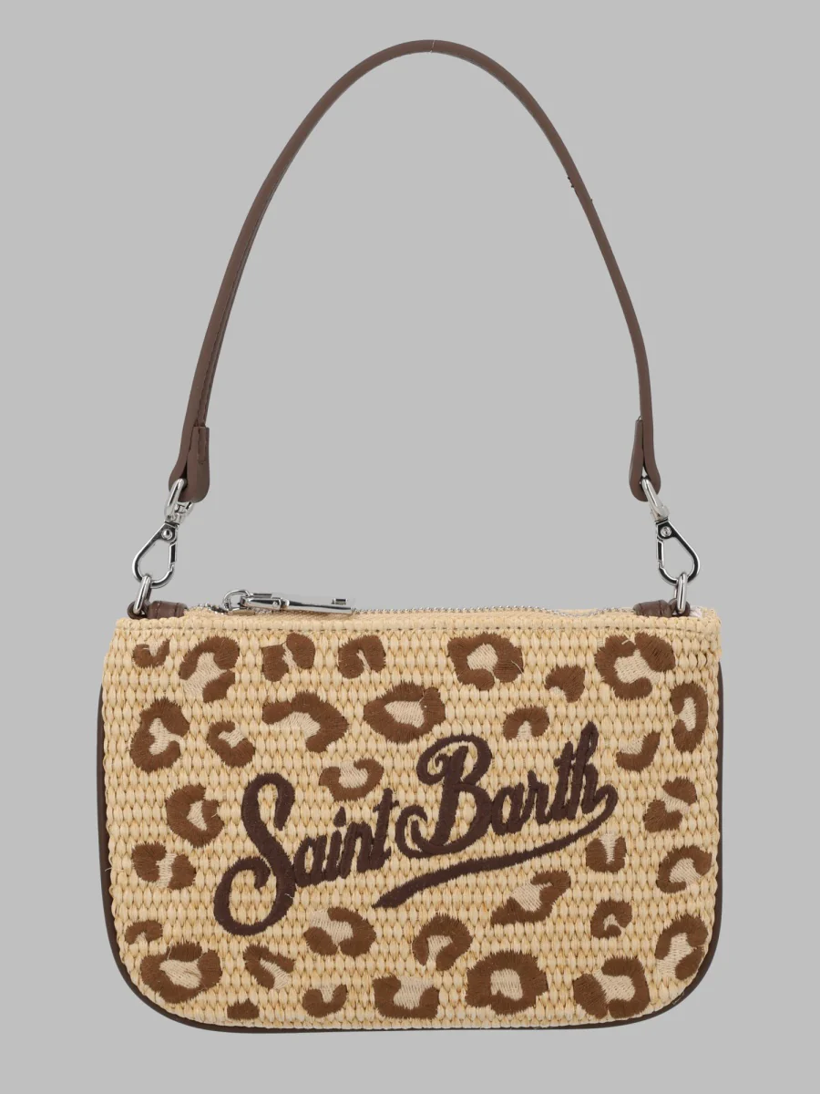 Mc2 Saint Barth Mini Animal Print Shoulder Bag