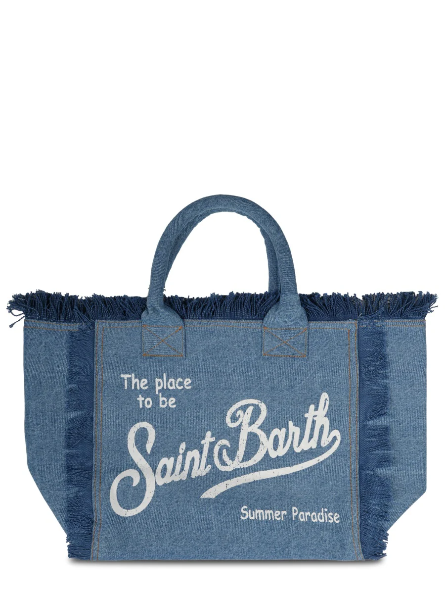 MC2 Saint Barth Vanity Medium Canvas Tote Bag (32 x 40 x 20 cm)