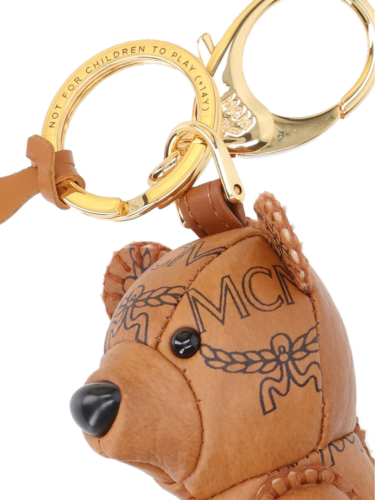 Mcm Men’s Polyurethane Keychain with Cotton-Polyurethane Trim - Image 5