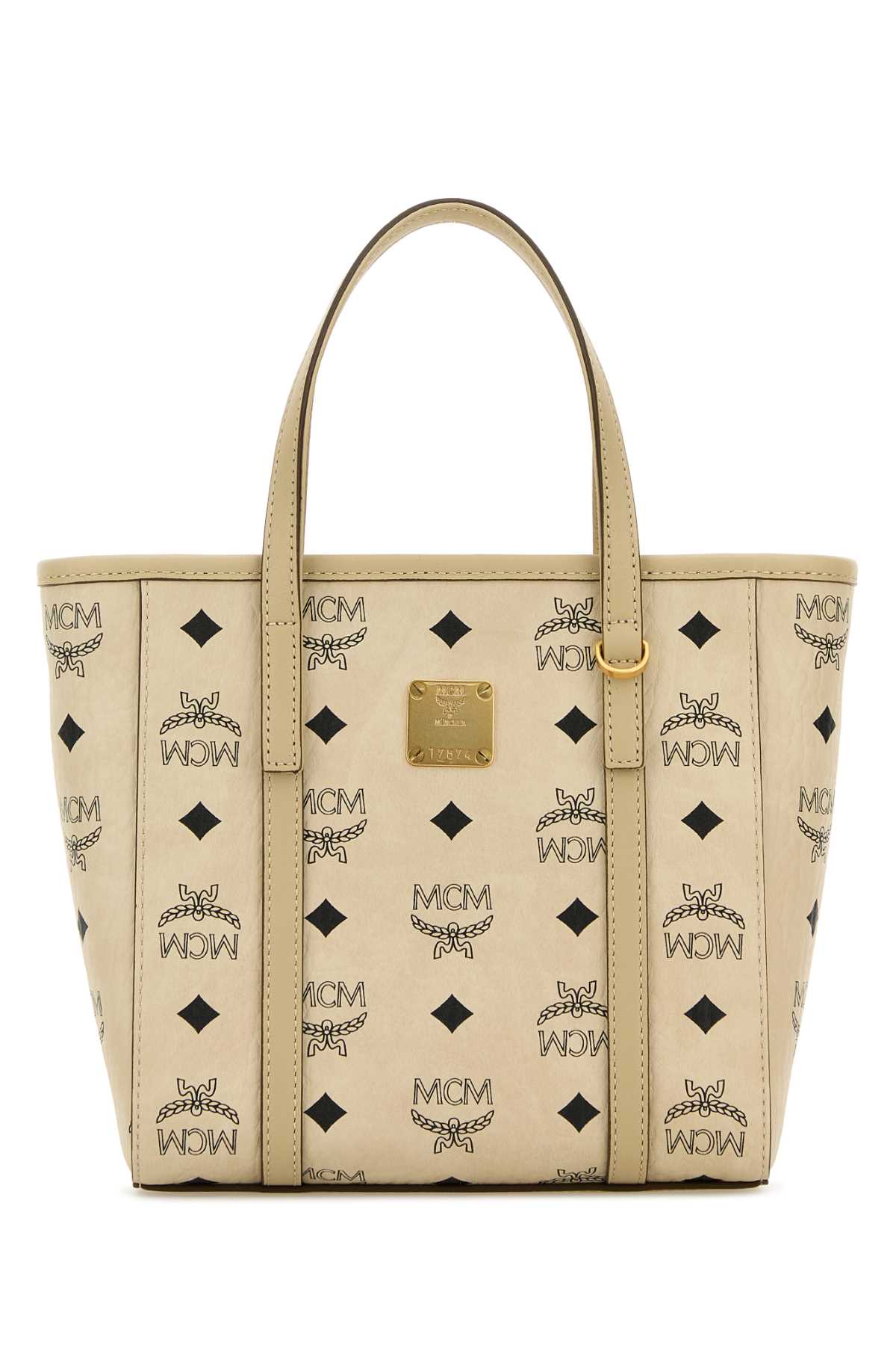 MCM Mini Toni Top-Zip Shopper in Visetos