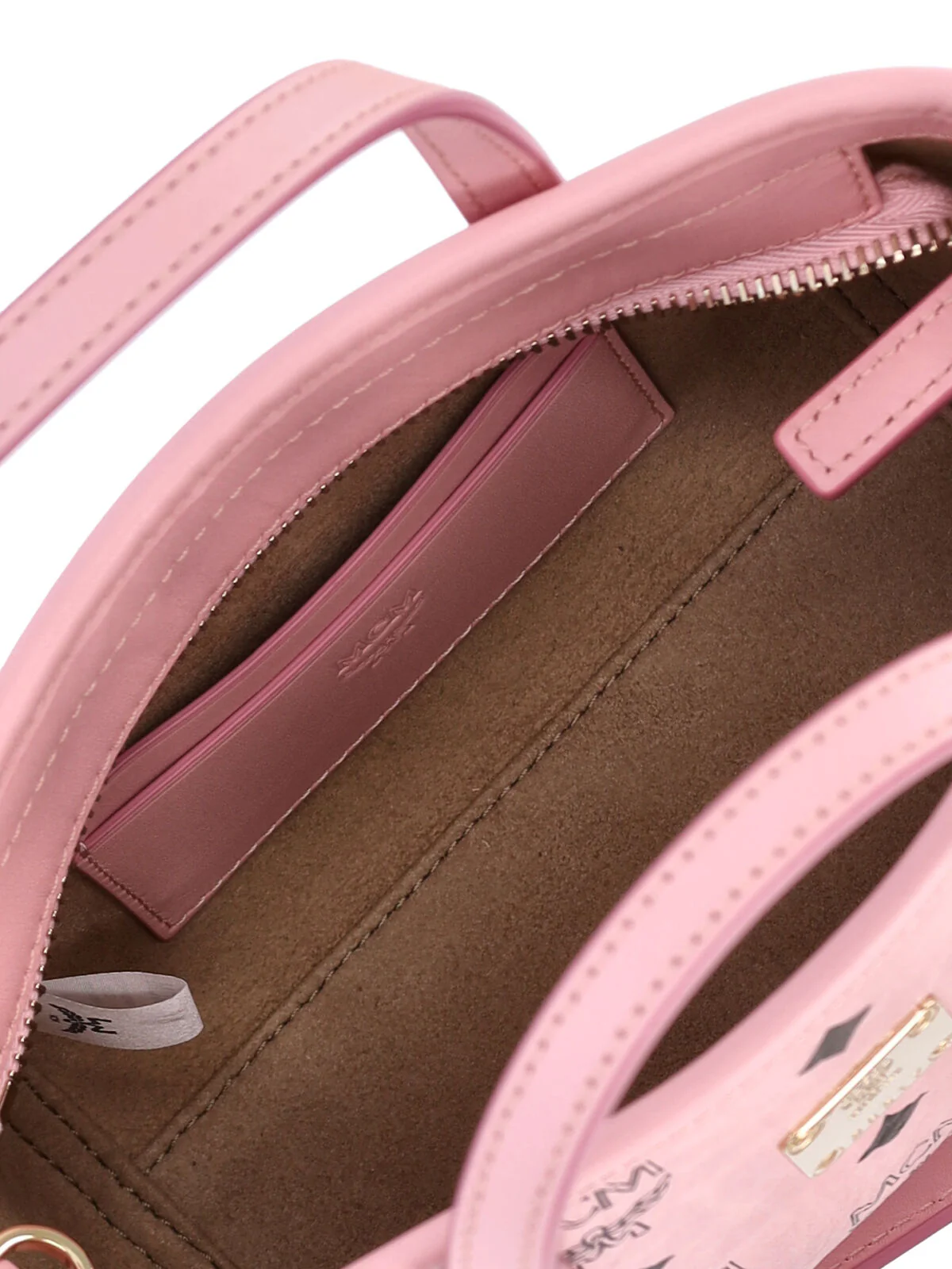 Mcm Women’s Cow Full Grain Leather Trim Crossbody Bag - Image 4