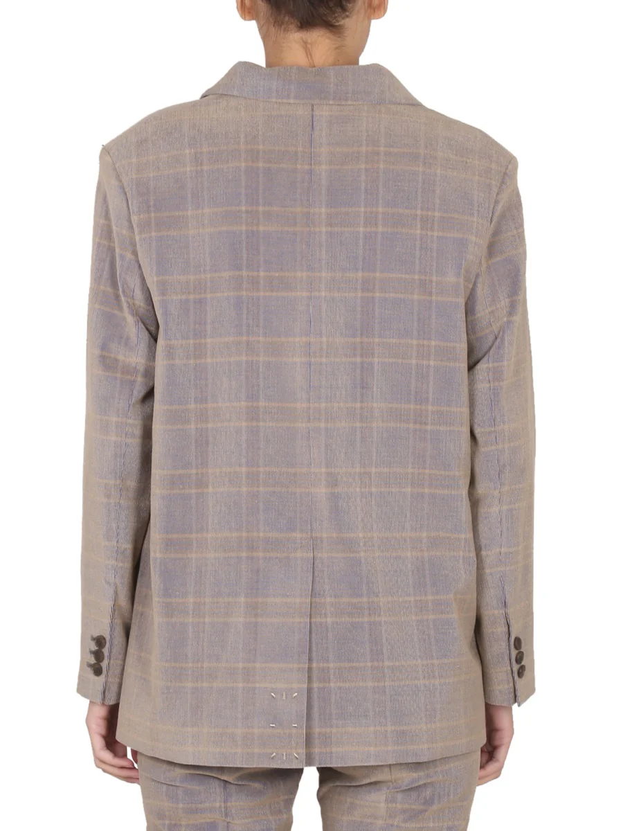 MCQ Double-Breasted Oversized Blazer with Mirror Lapel - Image 3