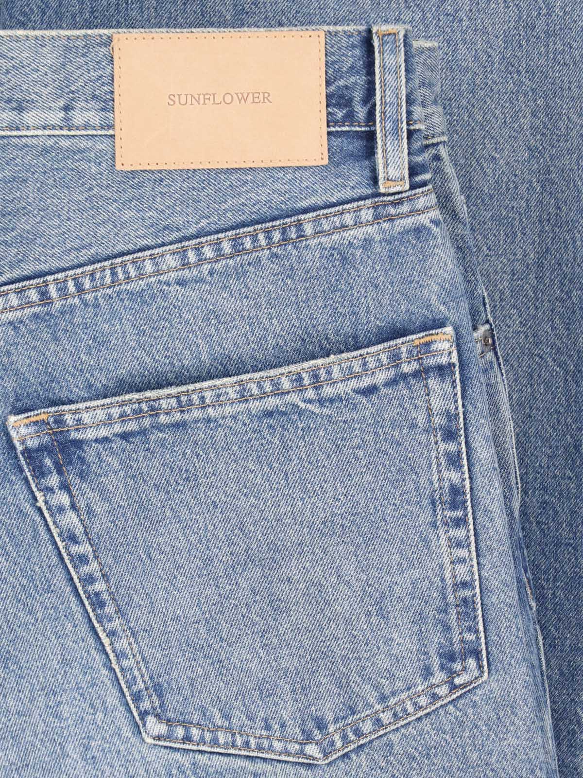 Men’s Sunflower Print 100% Cotton Jeans - Image 5