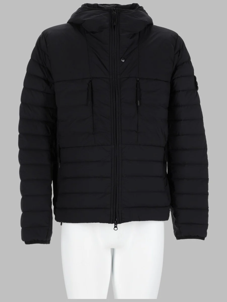 Men's Black Sports Jacket by Stone Island
