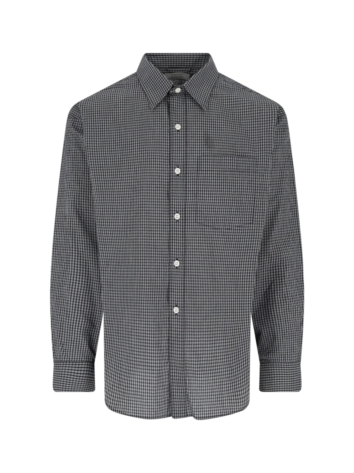 Mfpen Cotton Check Shirt for Men
