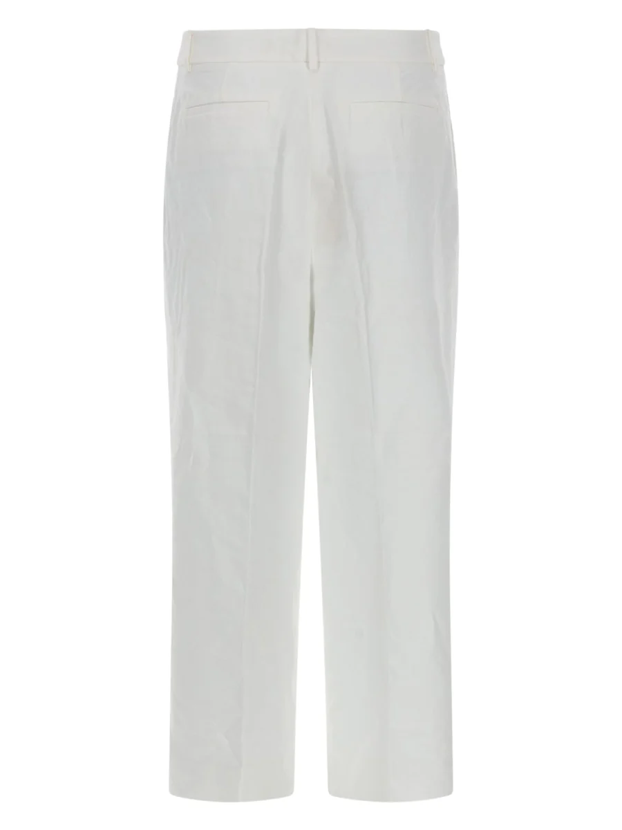 Michael By Michael Kors Effortless Linen-Cotton Trousers - Image 2