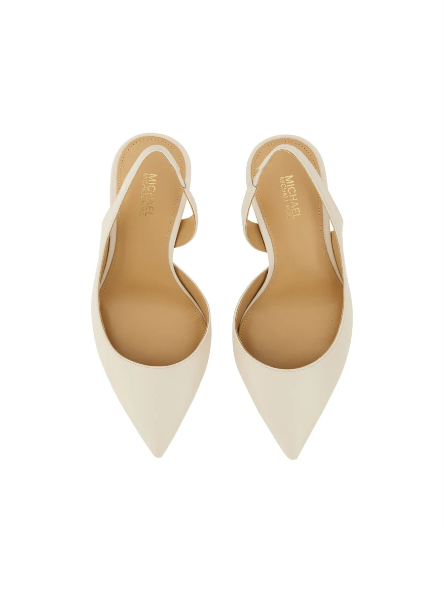 Michael By Michael Kors Elegant Leather Pump Heels for Women - Image 7