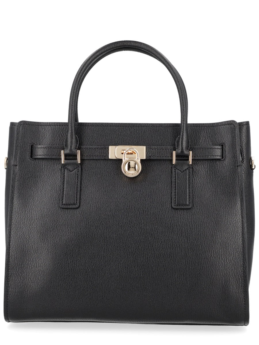 MICHAEL BY MICHAEL KORS Hamilton Moderne Large Leather Satchel - Image 2