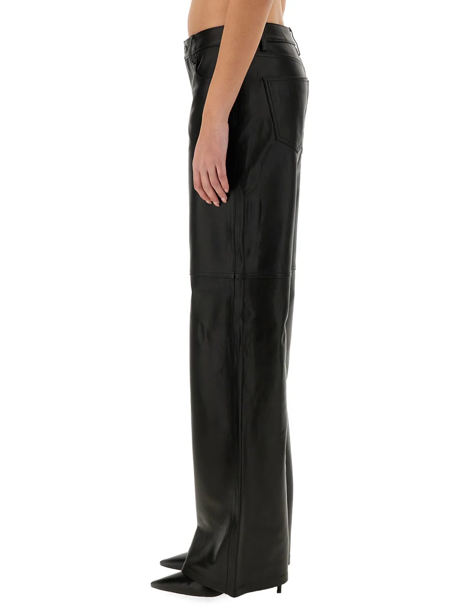 Michael By Michael Kors Luxe Leather Pants - Image 4