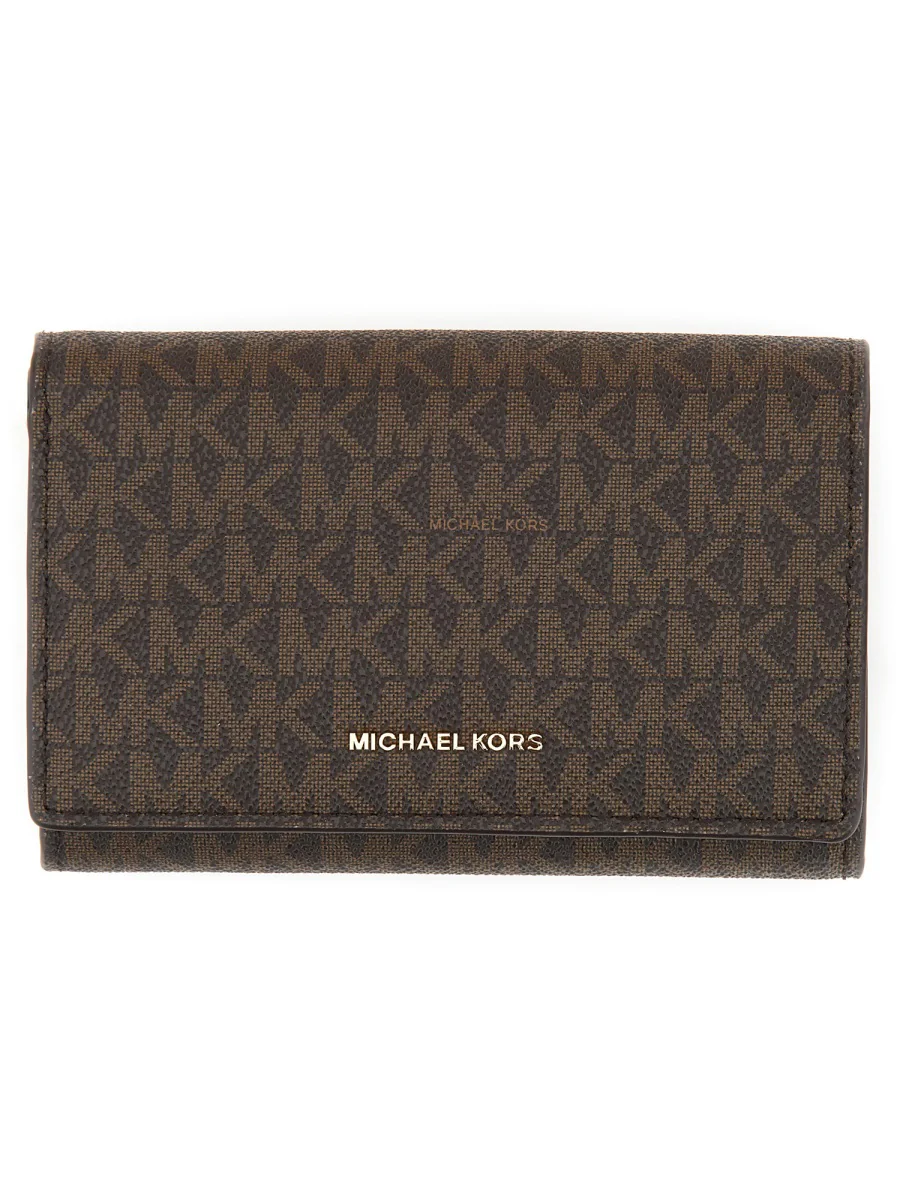 Michael By Michael Kors Mini Logo Print Wallet