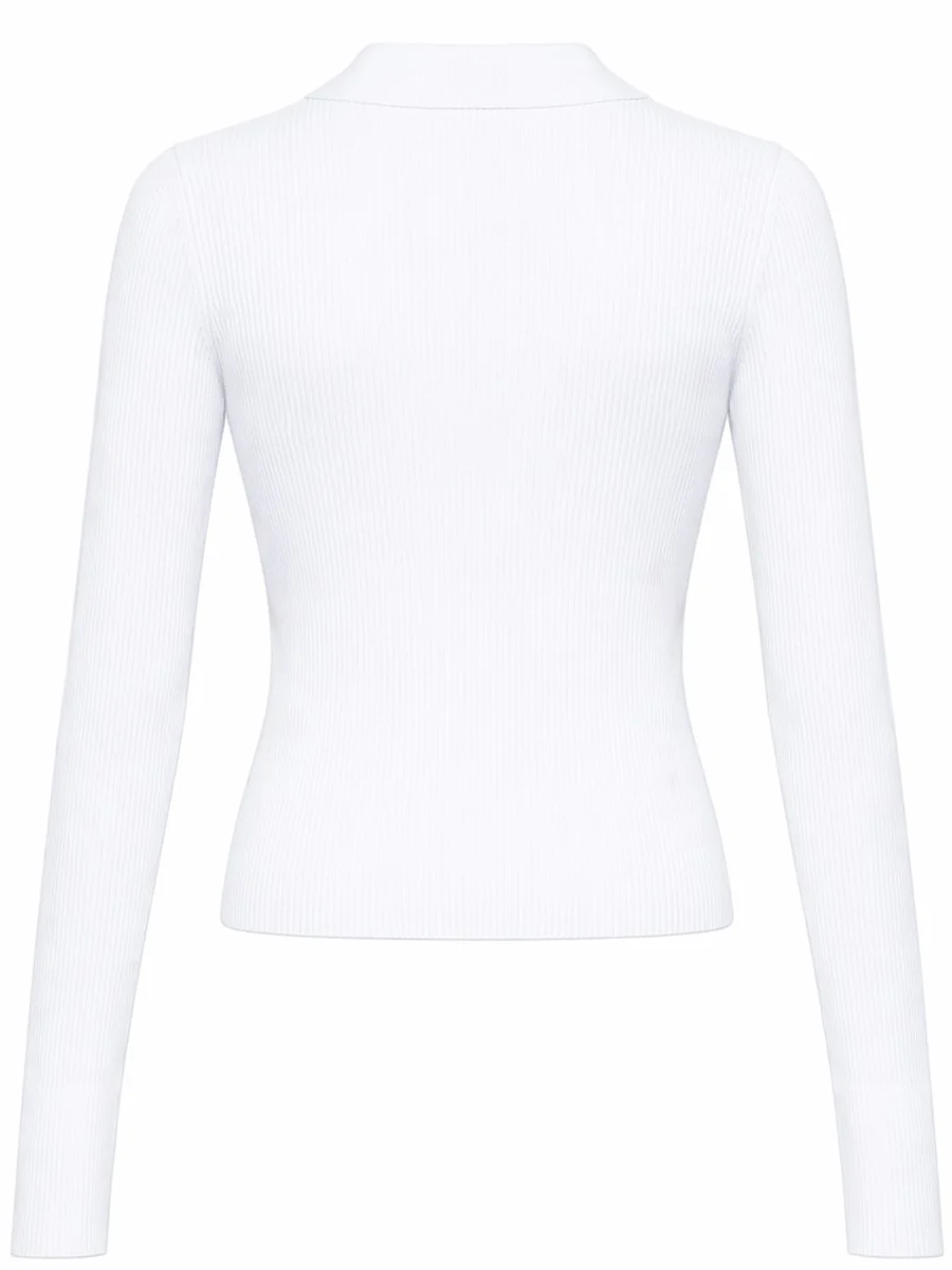 Michael By Michael Kors Slim Fit Sweater Polo with Long Sleeves - Image 2