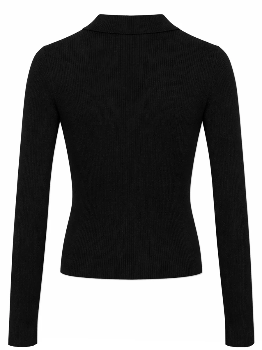 Michael By Michael Kors Slim Fit Sweater Polo with Sleeves - Image 2