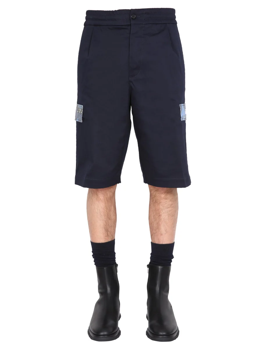 MISSONI Cargo Shorts with Drawstring Waist for Men