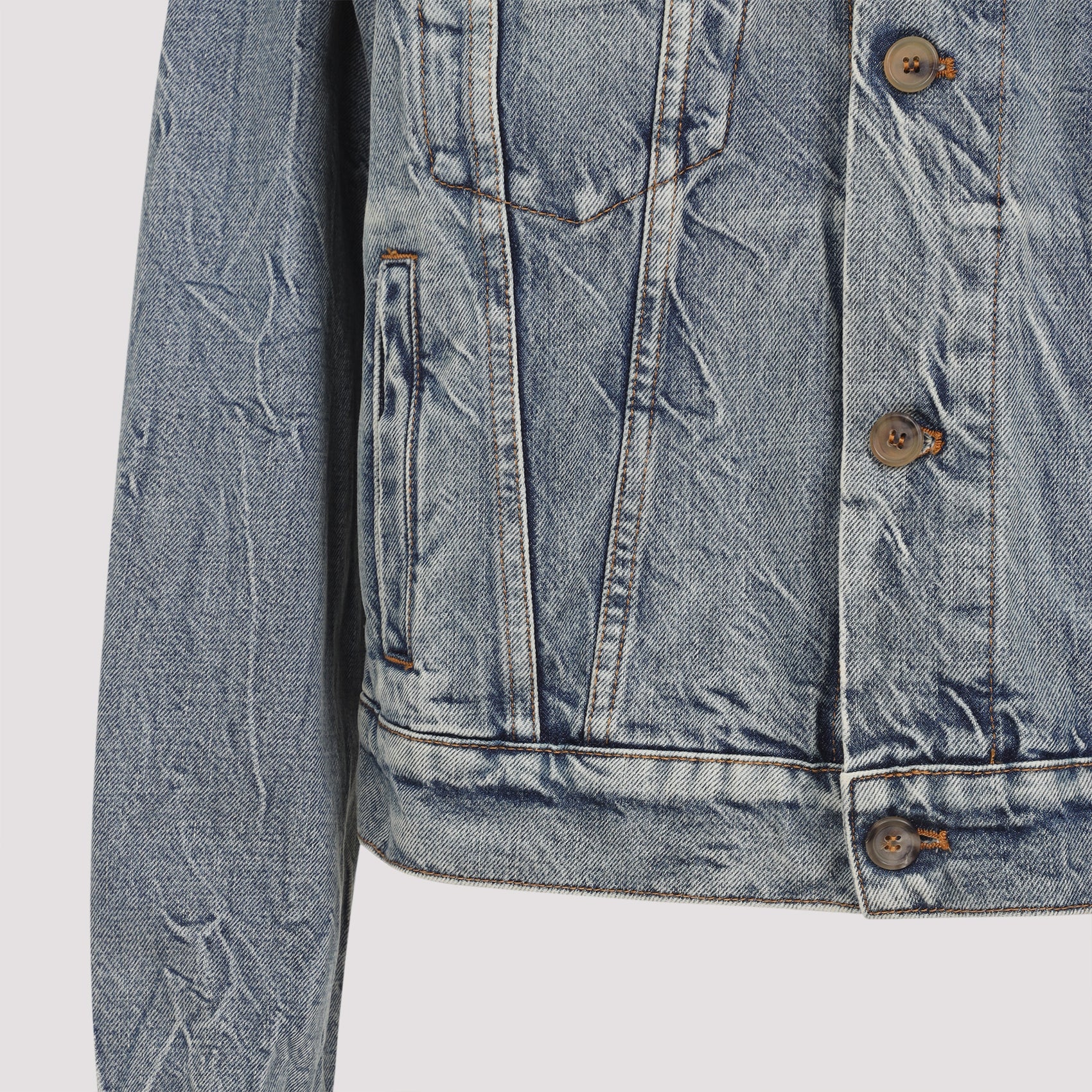 Miu Miu Denim Blouson Jacket - Image 5
