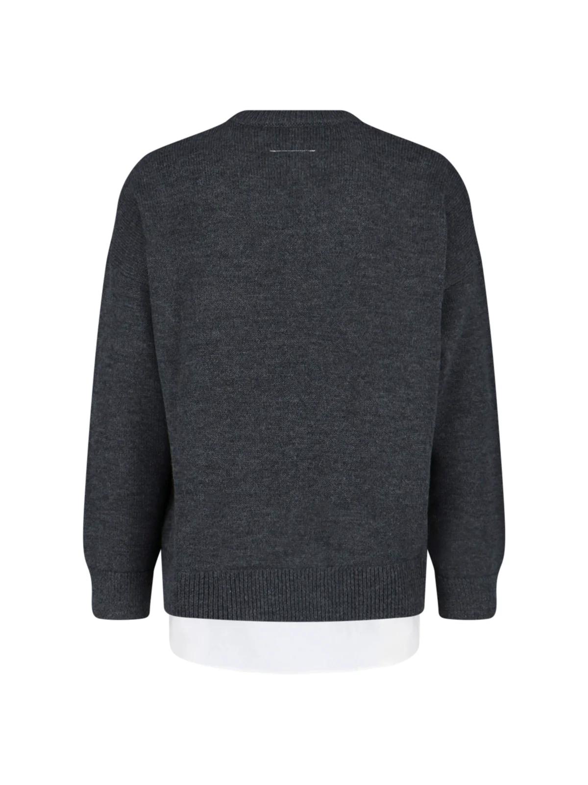 Mm6 Maison Margiela Architectural Wool-Acrylic Sweater - Image 2