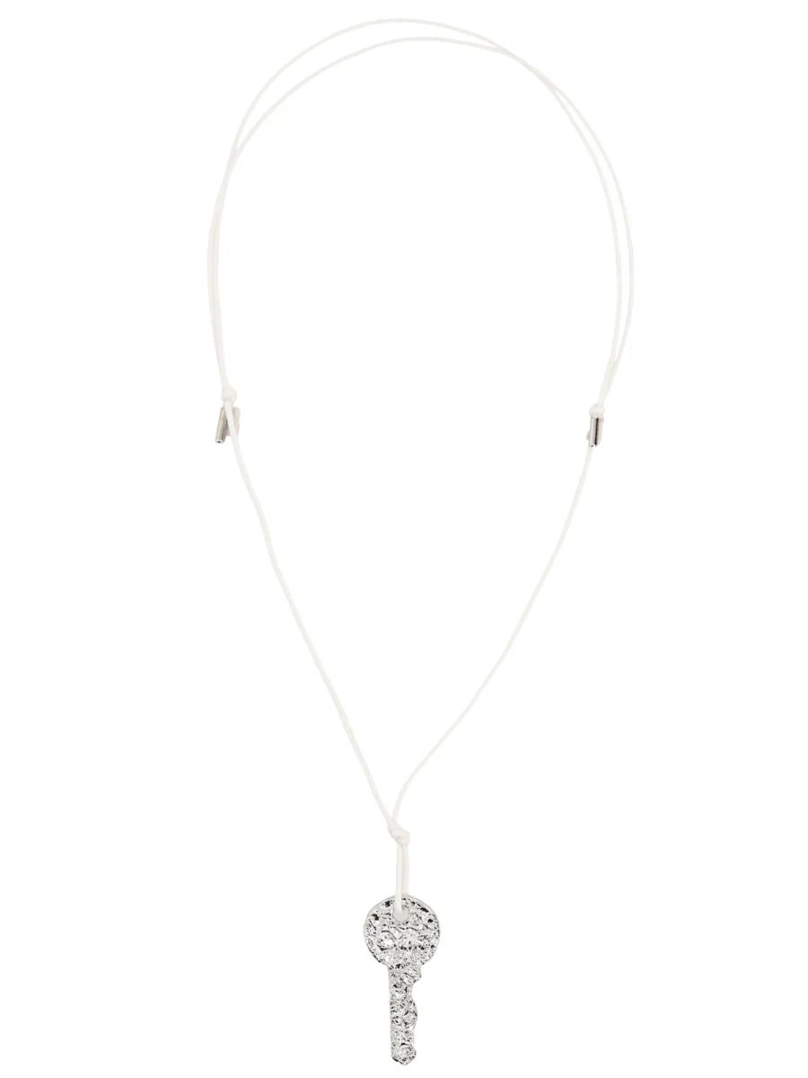 MM6 MAISON MARGIELA Key Necklace - Silver Foil