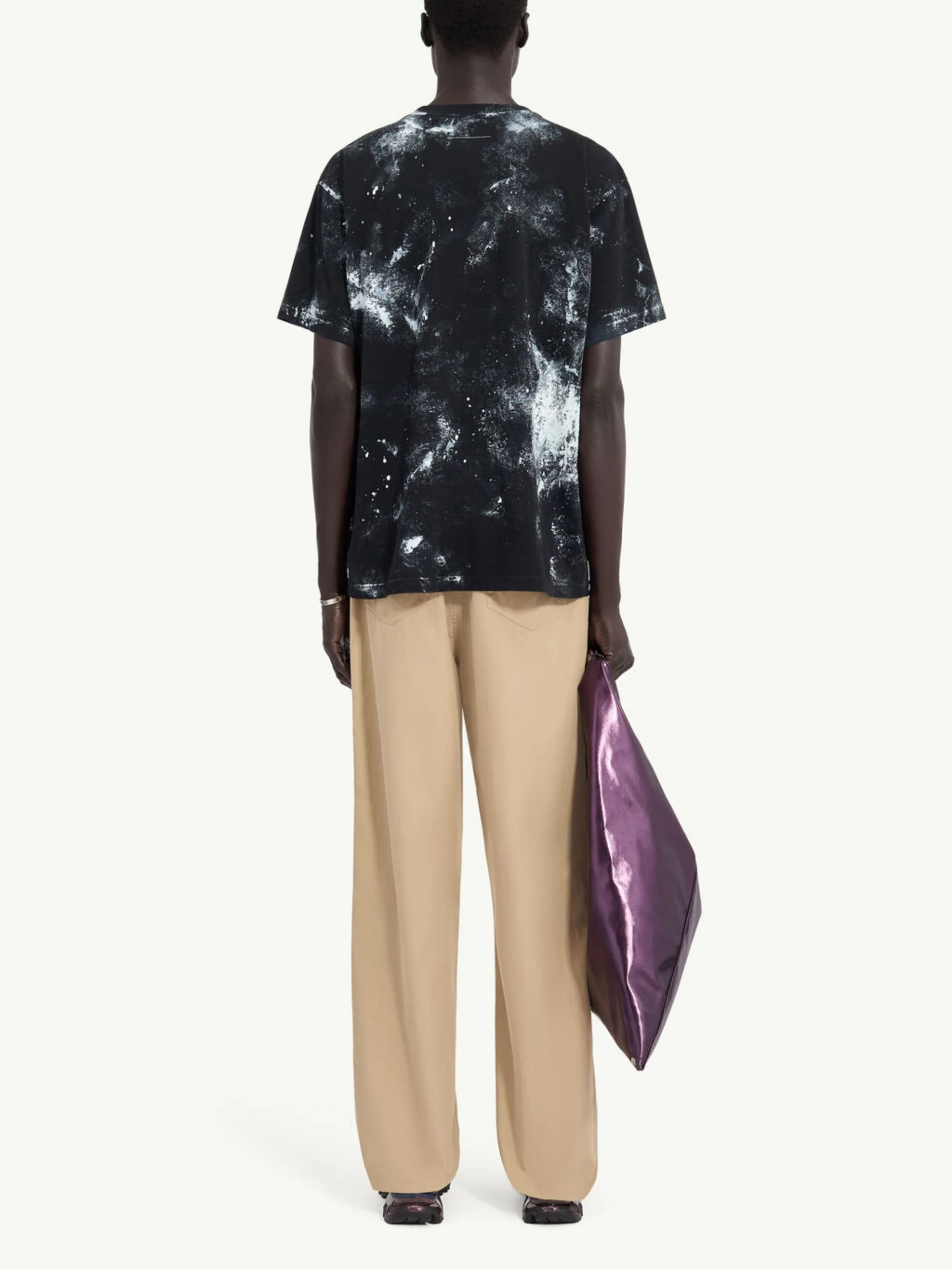 Mm6 Maison Margiela Painted Short Sleeve T-Shirt - Image 3