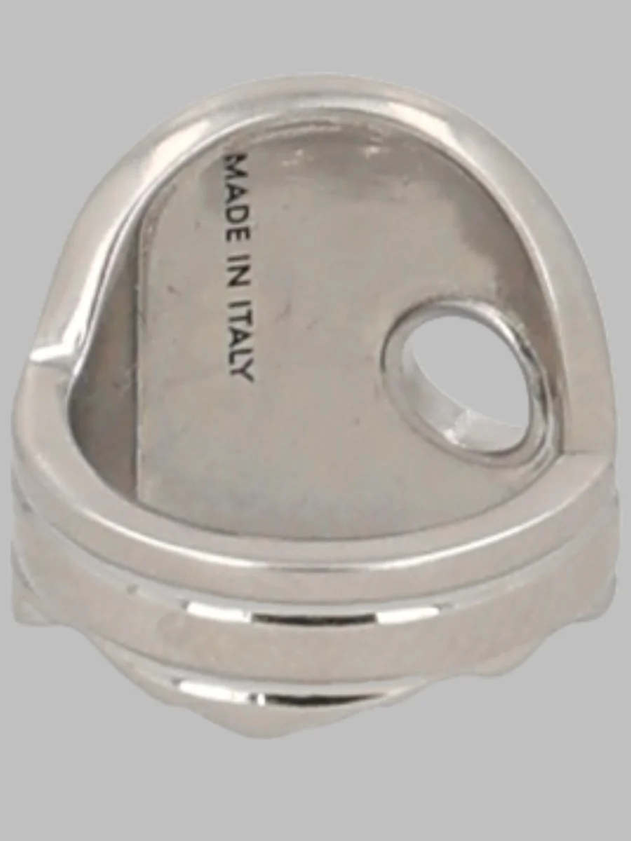 Mm6 Maison Margiela Sophisticated Mini Silver Earrings for Women - Image 2