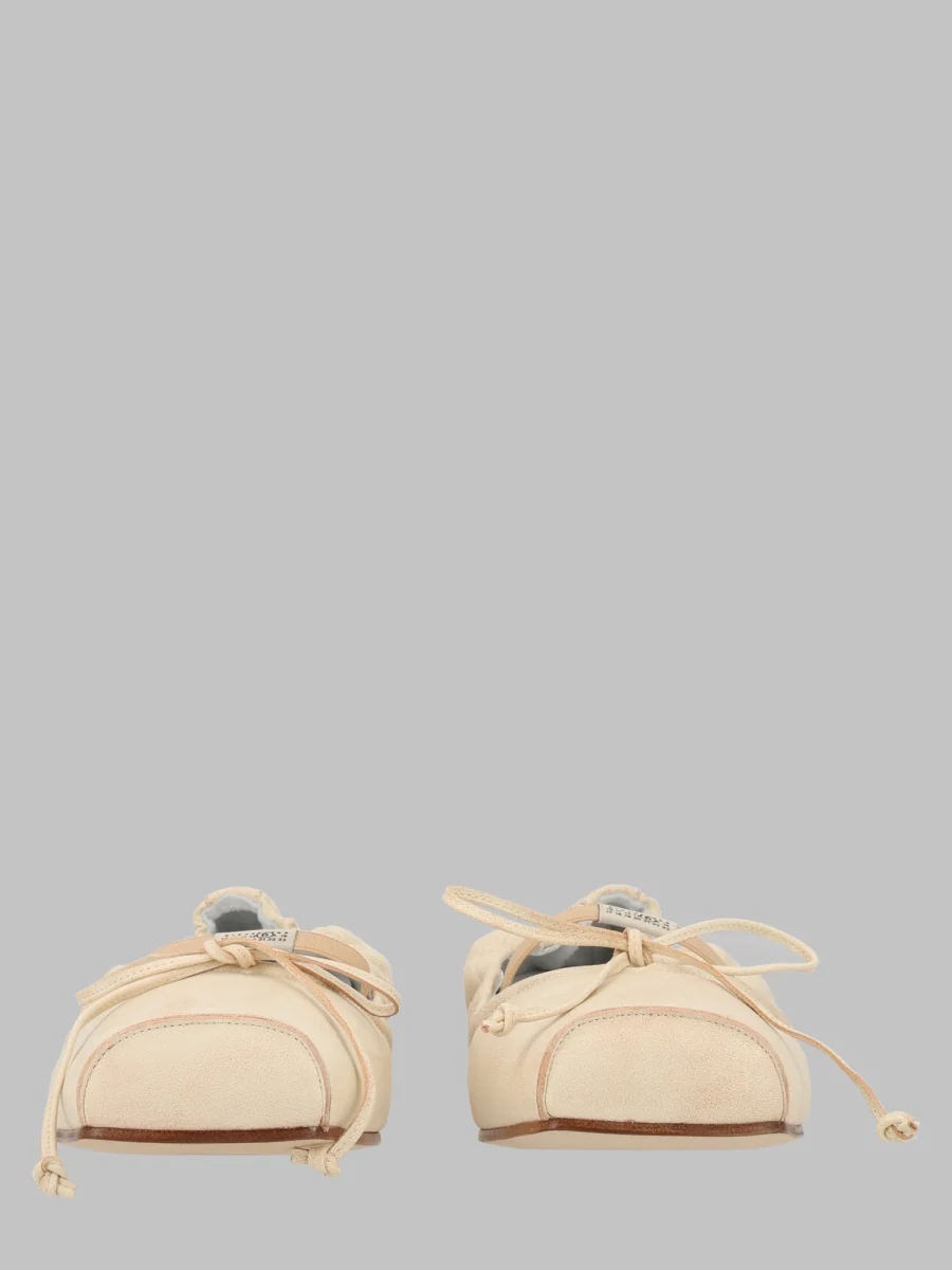 Mm6 Maison Margiela Square Toe Ballerina Flats for Women