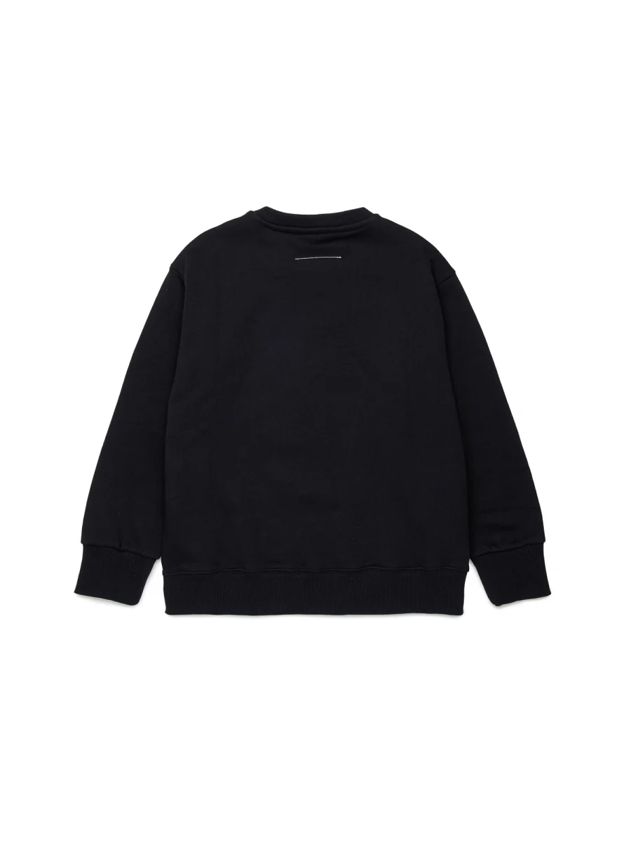 Mm6 Maison Margiela Unisex Cotton Mini Sweatshirt for Kids - Image 2