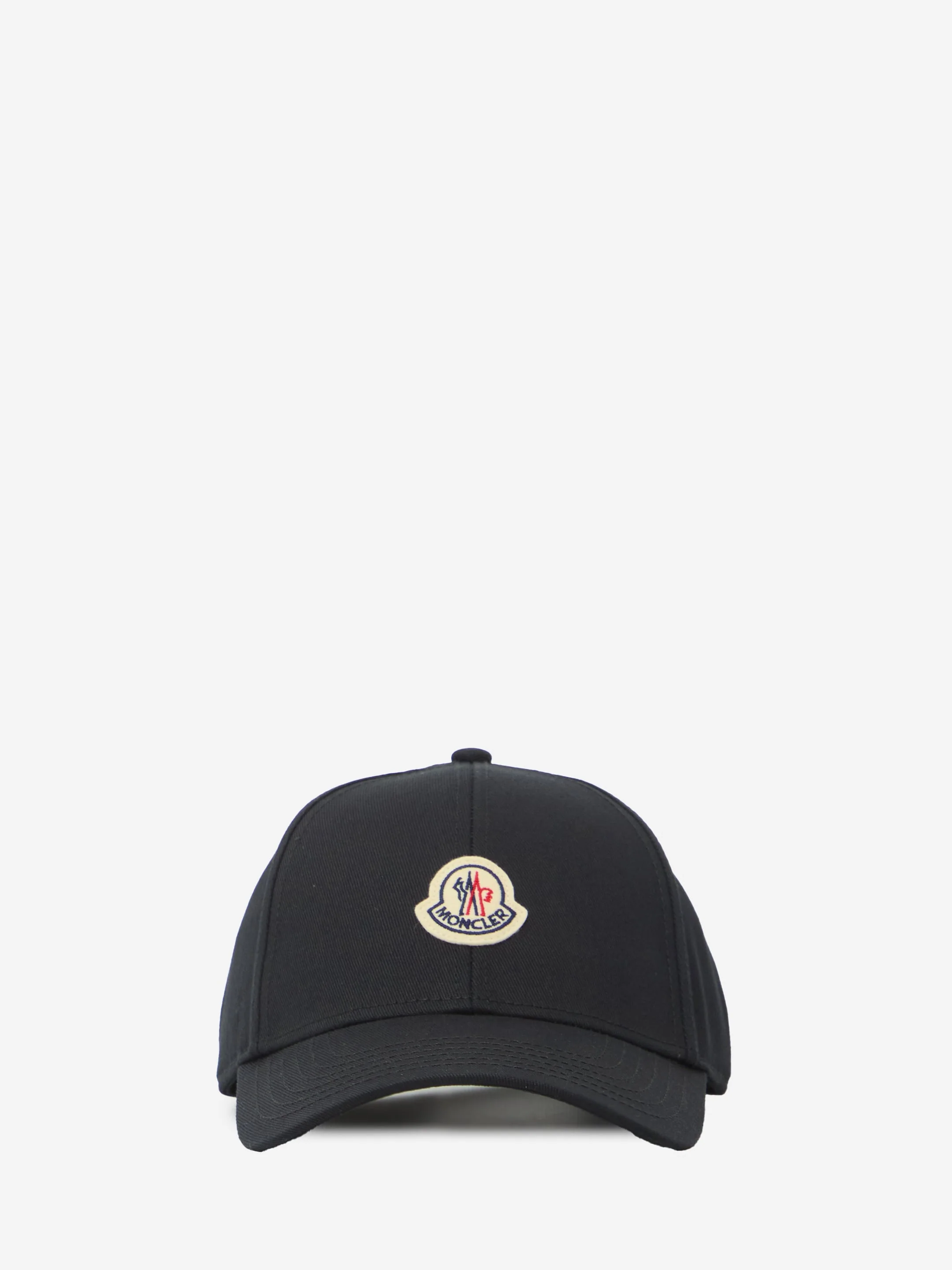 Moncler 100% Cotton Canvas Lining Hat with Adjustable Back Strap and Embroidered Logo