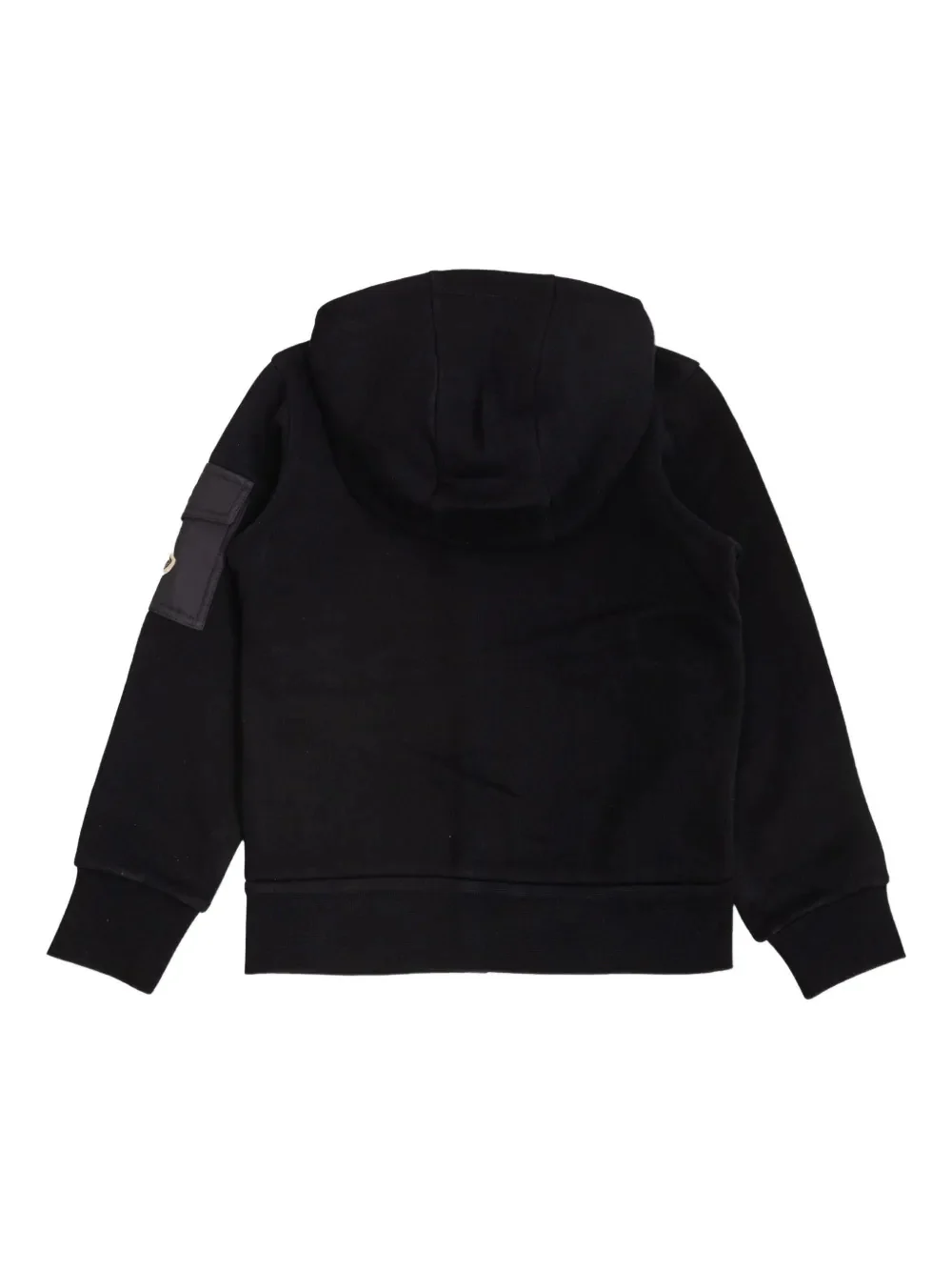 Moncler Kids Kids Full-Zip Hoodie with Kangaroo Pocket and Logo Patch - Image 2