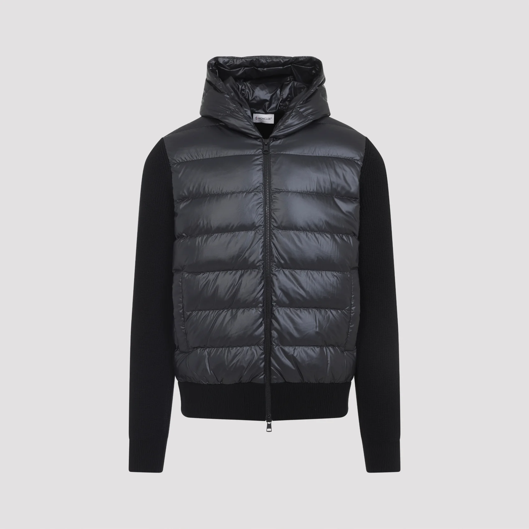 Moncler Men’s Virgin Wool Down & Feather Cardigan Sweater