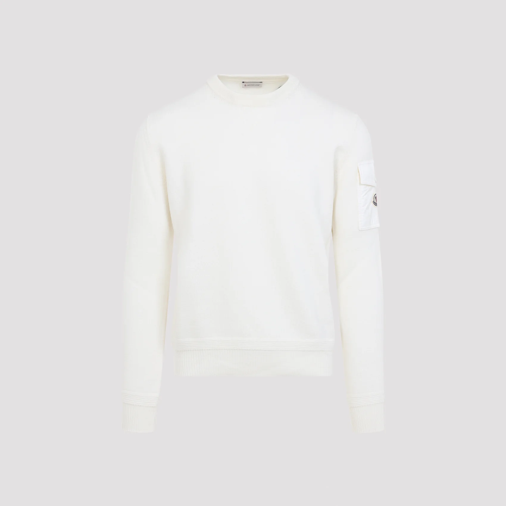 Moncler Men's Virgin Wool Crew Neck Sweater