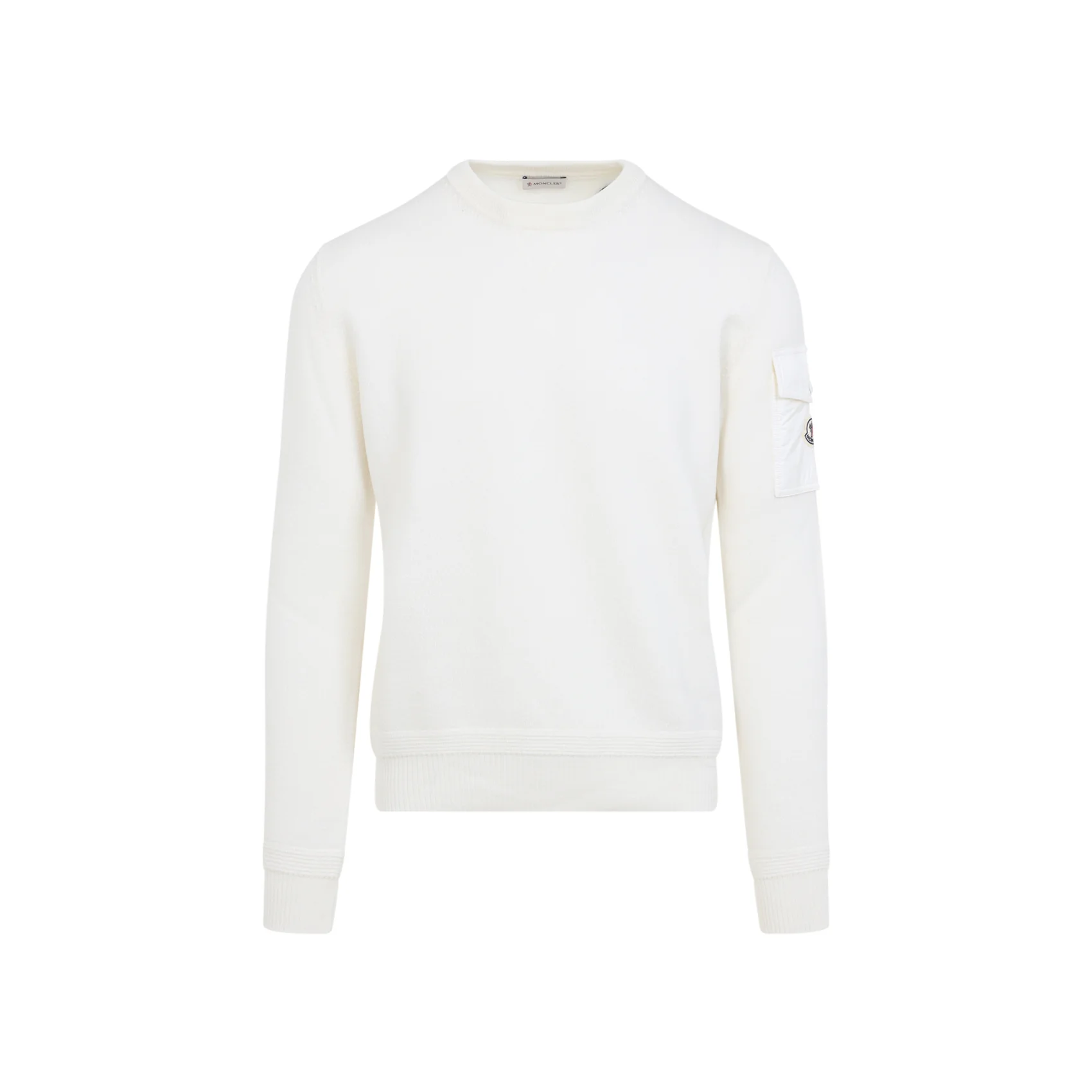 Moncler Men's Virgin Wool Crew Neck Sweater - Image 2