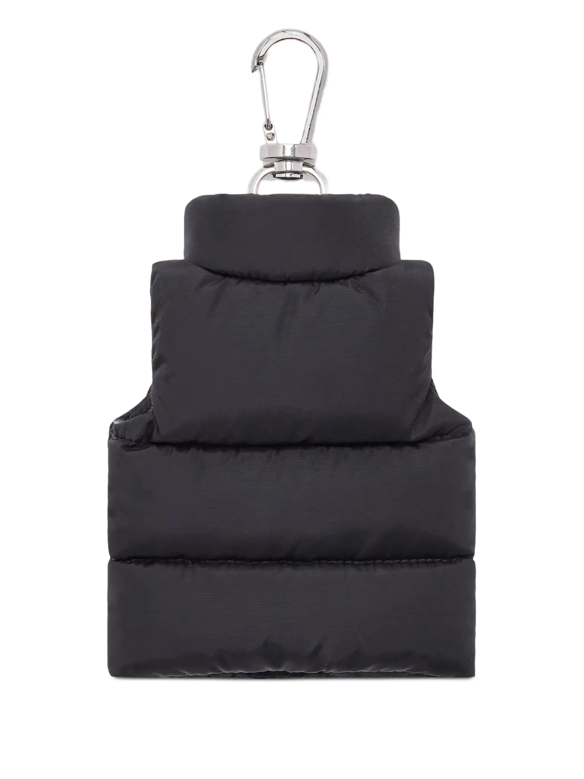 Moncler Mini Down-Filled Keychain with Snap Button Closure - Image 2