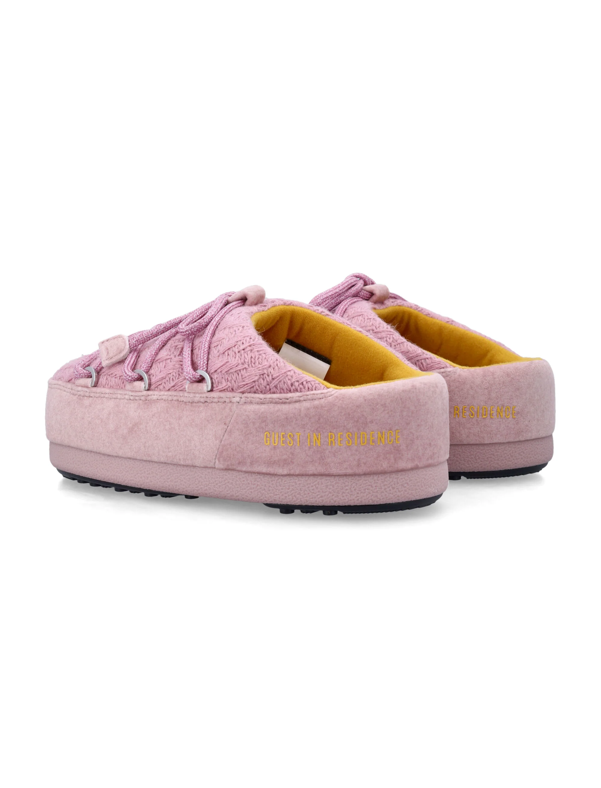 Moon Boot Futuristic Knit Flat with Chunky Rubber Sole - Mini - Image 3