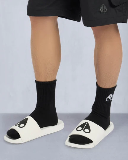 Moose Knuckles Sport Logo Slide Sandals for Men - Image 2